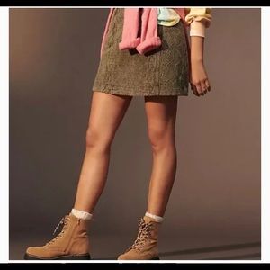 Anthropologie Pilcro quilted skirt